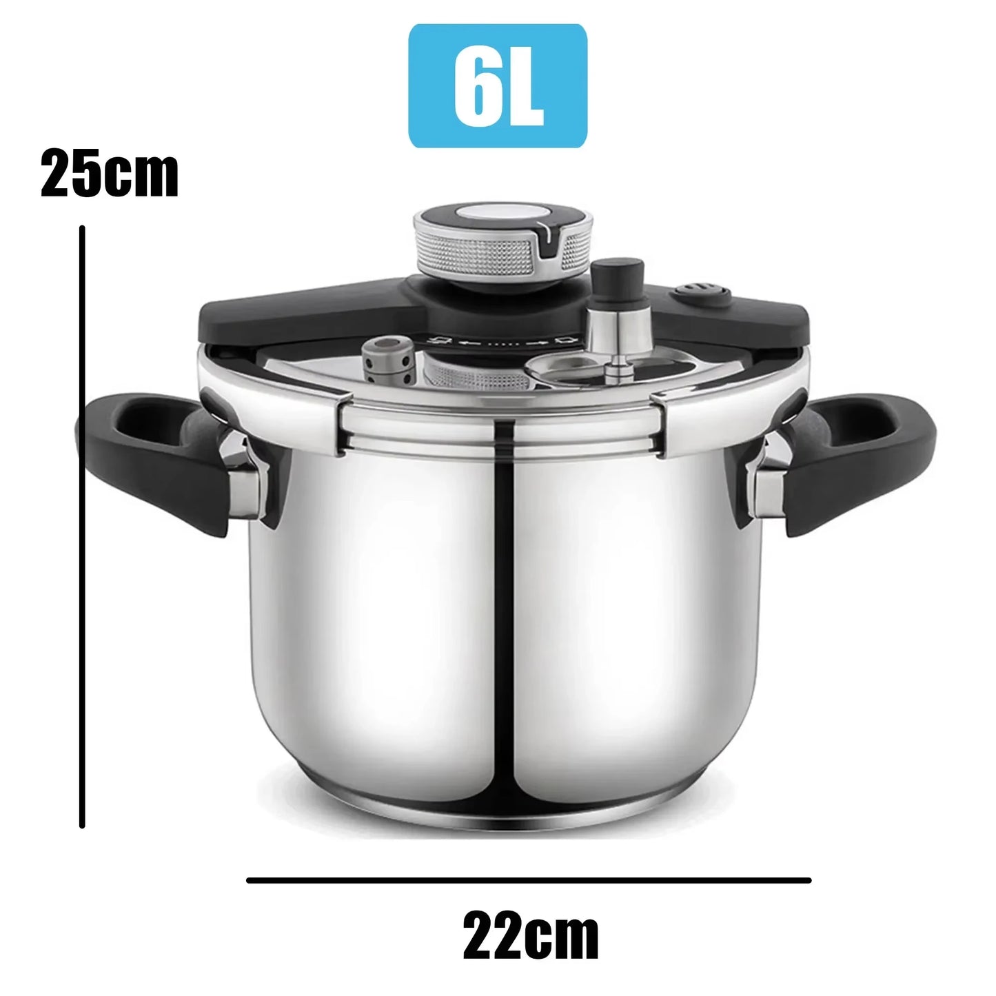 Pressure Cooker Multifunctional Pressure-Limited Explosion-proof Pressure Cooker Stainless Steel Kitchen Pressure Pot
