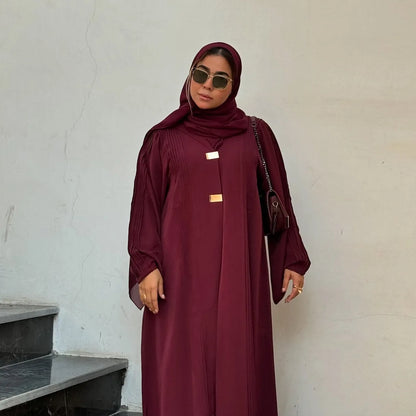 Elegant Dubai Abaya for Women Muslim Dress Ramadan Eid Kebaya Kimono Jalabiya Turkey Kaftan Islam Clothing Caftan Marocain Femme.