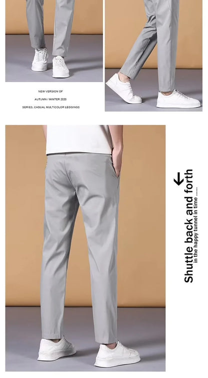 Fashion Men's Pants Summer Suit Pants Casual Korean Men's Pants Joggers Men Streetwear Casual Sports Pants.