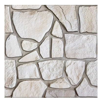 1/10pcs 3D Faux Stone Wall Panels Peel and Stick Wall Tiles Decorative 3D Wall Sticker Self-adhesive Wall Tile Sticker