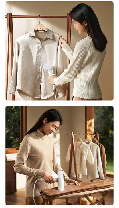 New XIAOMI MIJIA Handheld Garment Steamer 2 iron Home Electric Steam Cleaner Portable Foldable Mite Removal Flat Ironing Machine.