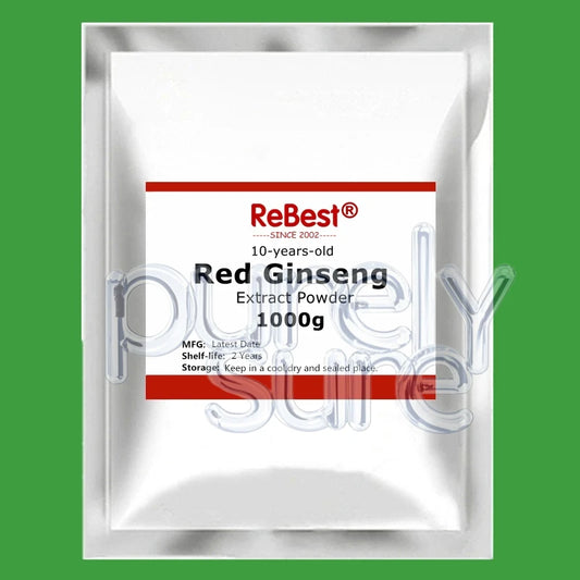 10 Years Customized Korean Red Ginseng Extract Powder.Out Pack Aluminum Foil Bag Radix Ginseng Powder for Global Distributors.