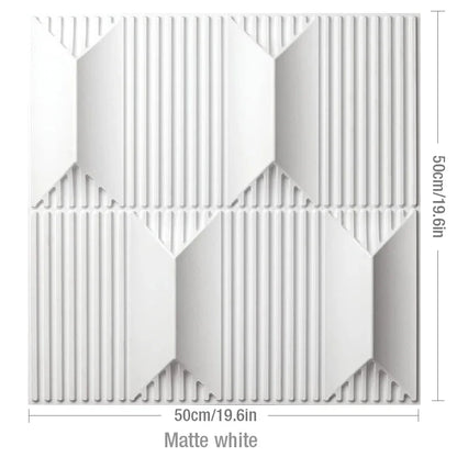 12pcs 50cm house wall renovation Stone 3D wall panel non-self-adhesive 3D wall sticker art tile wallpaper room bathroom ceiling