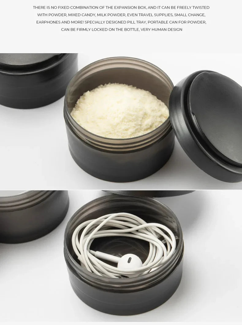 GIANXI Shaker Bottles Gym Sports Protein Powder Mixing Bottle Outdoor Portable Leak Proof Plastic Cup Drinkware.