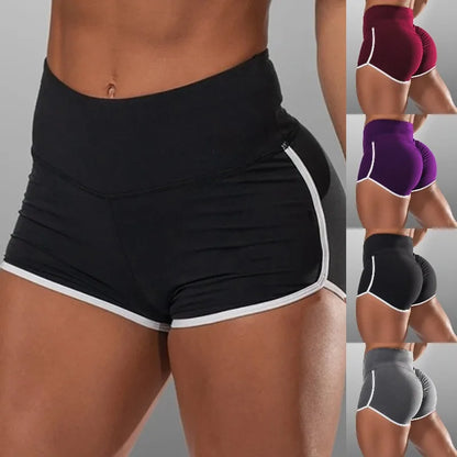 Women Summer Shorts for Sports Fitness Gym Skinny Slim Shorts Causal Yoga Shorts Low Waist Stretchy Short Pants Gym Clothing.