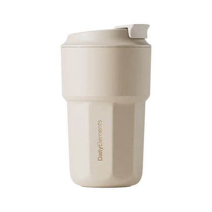 New Youpin Daily Element Portable Water Cup Coffee Mug 316 Stainless Steel Safety Seal 420ml Cold Storage Thermos Cup Mouth Snap