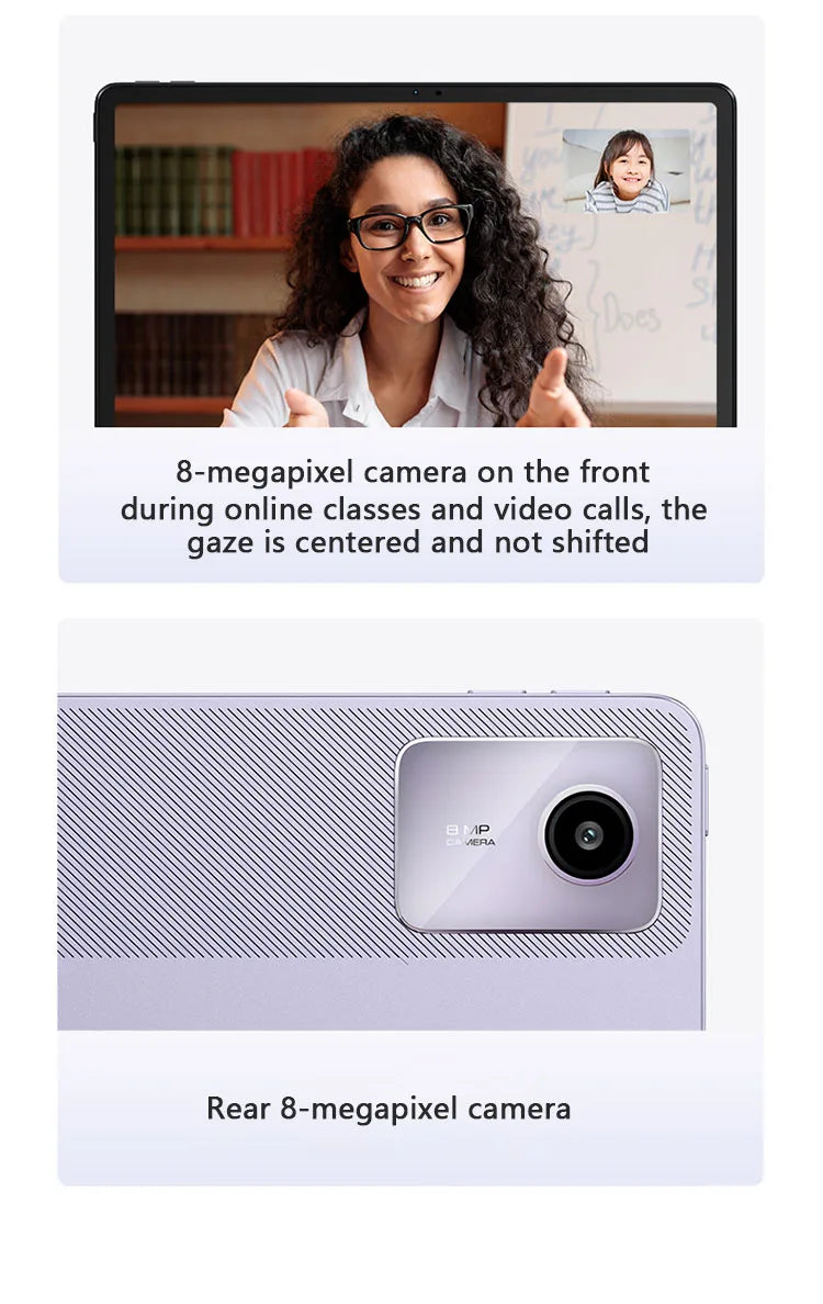 Global ROM Lenovo XiaoXin Pad 2024 Tablet+Case 8GB 128GB Pad Qualcomm Snapdragon 685 Octa Core 11" WIFI 8MP 7040mAh 20W Charger.