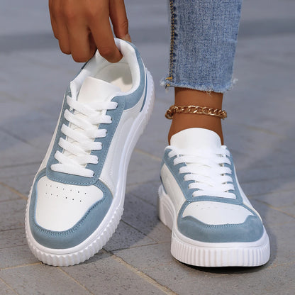 YRZL Womens Sneakers Autumn White Shoes Lightweight Thick Sole Non Slip Skatebaord Shoes Unisex Casual Sports Shoes for Man.