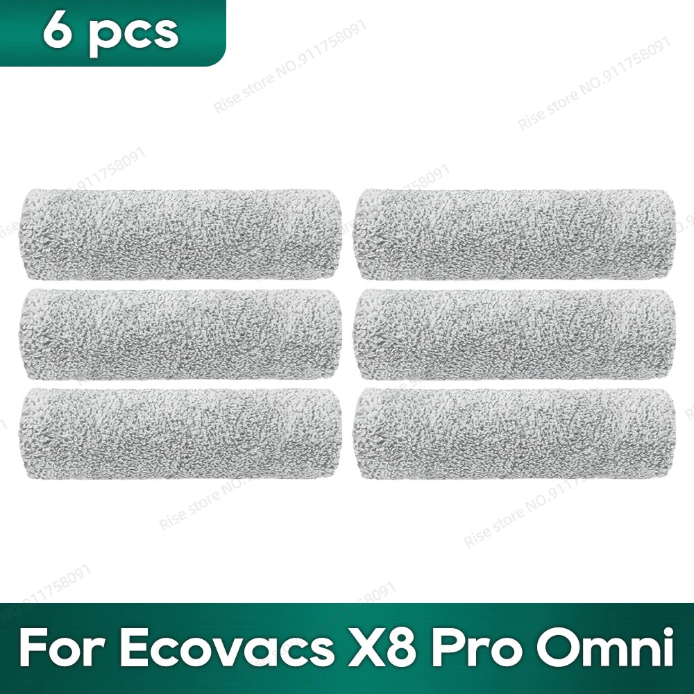 Compatible for Ecovacs X8 Pro Omni Accessories Main Side Brush Hepa Filter Rag Dust Bag Replacement Parts