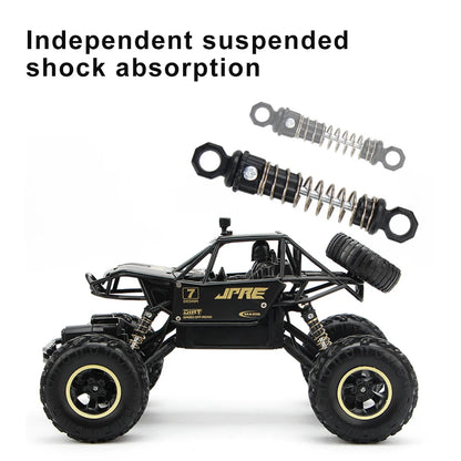 Off-Road vehicle 4WD Drive 2.4GHz Remote Control 45-degree Climbing Car Toy for Sandy Rocky Terrain Gifts for Boys Age 6-12.