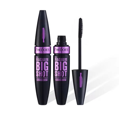 Thick, elongating, waterproof, sweat-proof, non-smudged, long-lasting mascara.