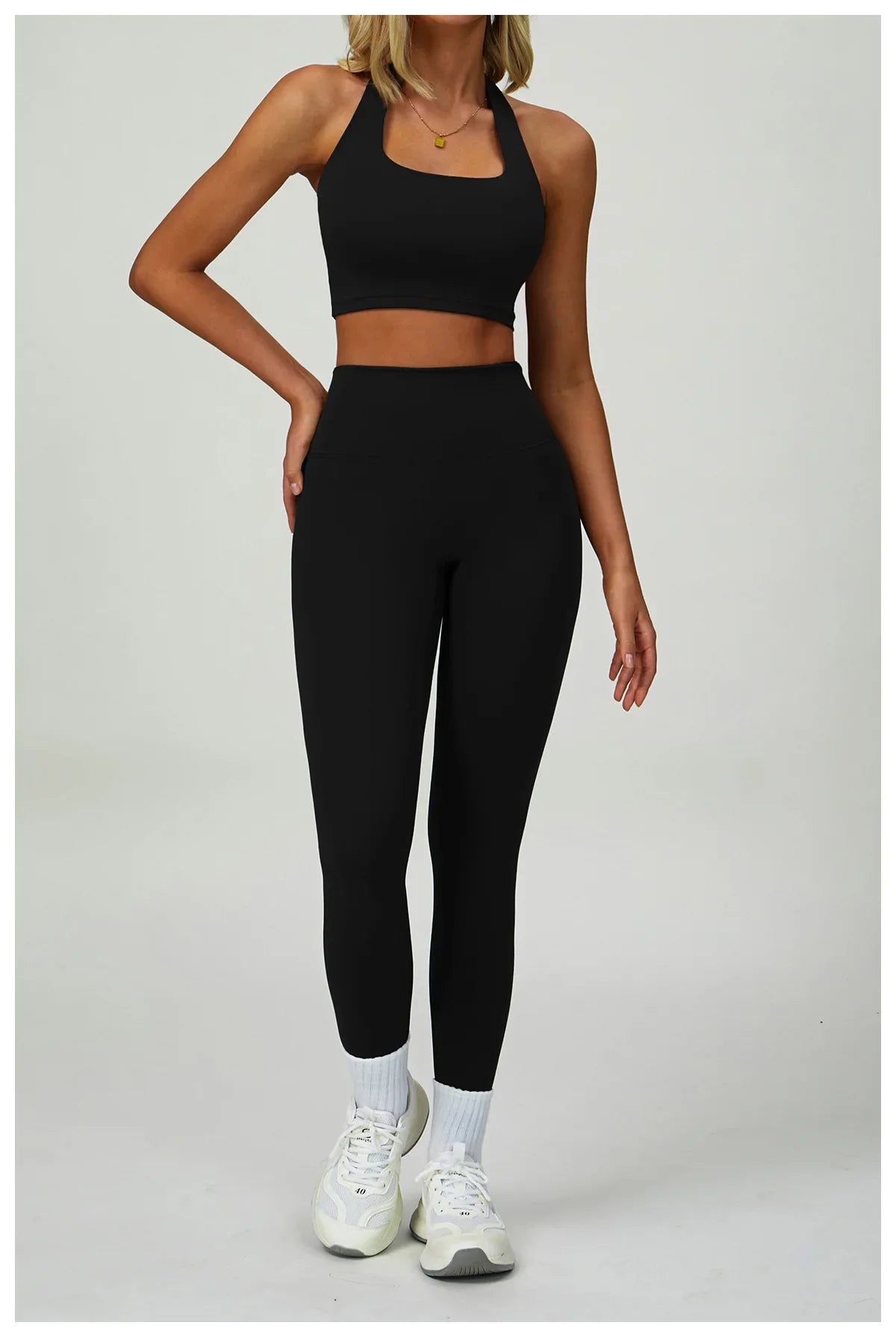 Yoga Shorts Set Women Sports Bra Long Sleeve Zipper Jacket Tight Fitting Pants Fitness Suit Outdoor Running 2PCS Workout Clothes.