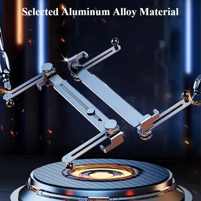 Oatsbasf Dual-position Car Screen Phone Holder Stand Metal Aluminum Adjustable for Tesla Model 3 Highland Y Car Accessories.