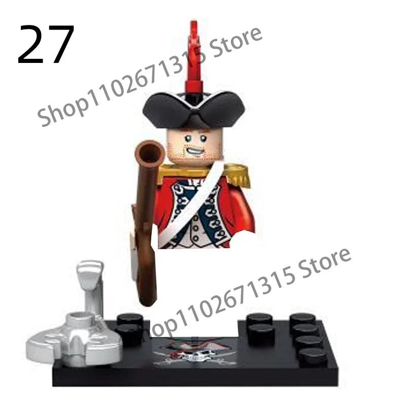 Movies Pirates Of The Caribbean Jack Sparrow Classic Movie Figures Head accessories Building Blocks Toys For Children