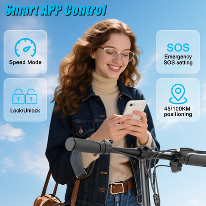 2025 New ATSANT ES2/ES2 PLUS Electric Scooter with Seat 500W 35KM/H 54.6V10.4/22.5Ah 45/100KM 14Inch Tyres With Smart APP EBlike.