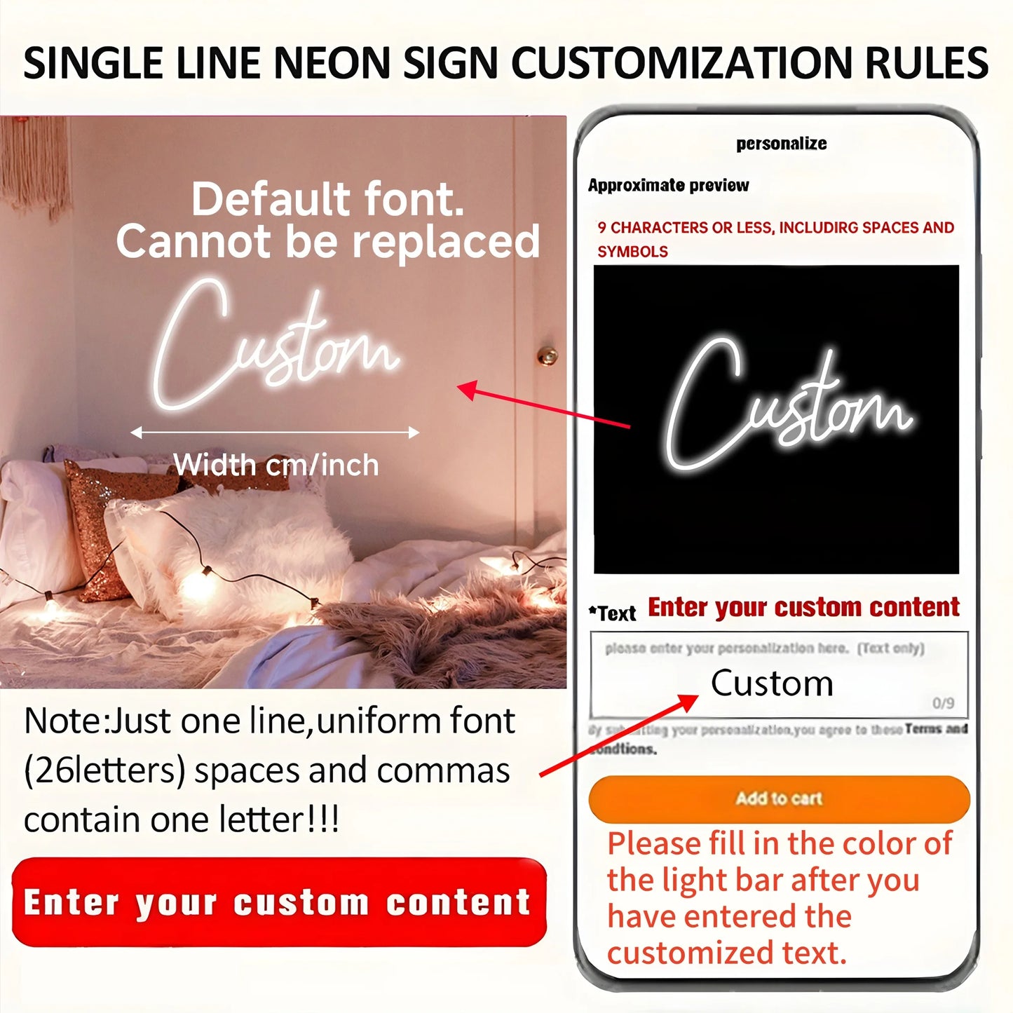 Benutzerdefinierte Neon Zeichen LED Vorname Licht Kinder Name Neon personalisierte Zeichen Teenager Zimmer Dekor Neon Led Lampe für Schlafzimmer Wand Dekor.