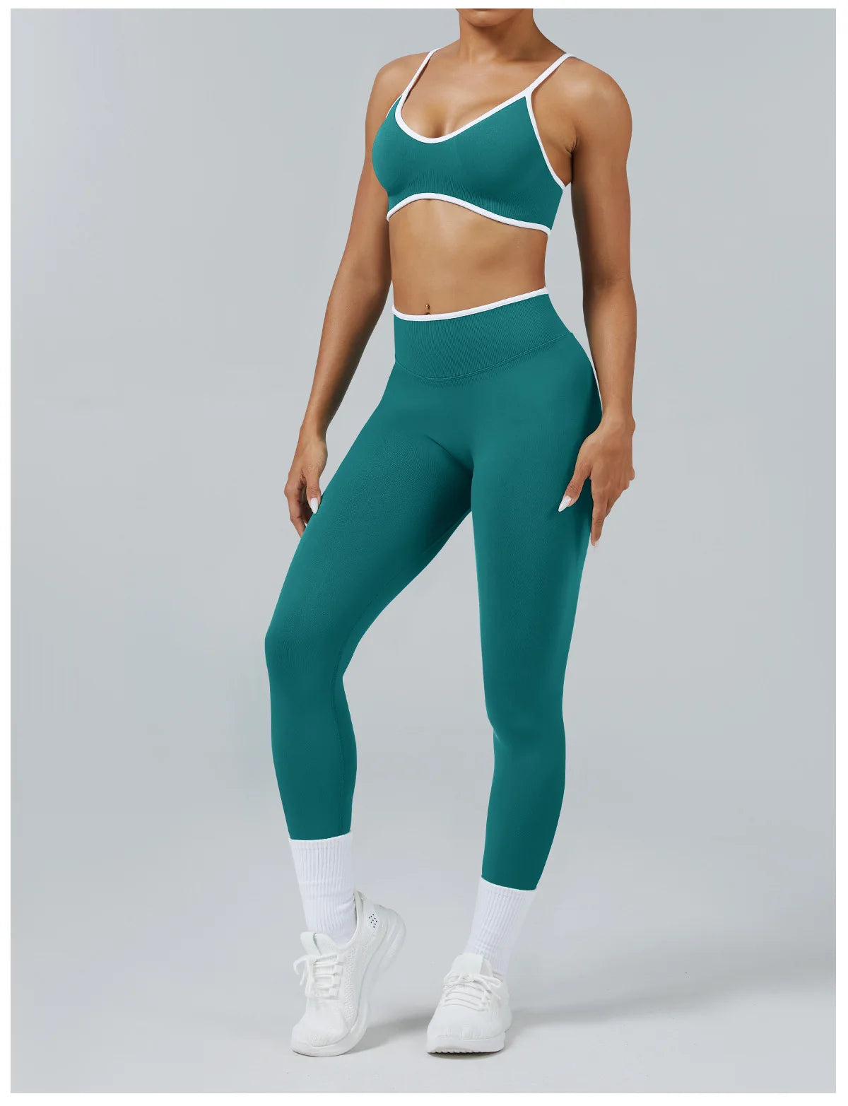 VEQKING Hip Lift Women Yoga Pants Seamless Ignite Sultpt Sports Leggings Scrunch Butt Gym Fitness Tights Elastic Workout Pants.