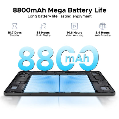 Doogee Tab E3+ 2 in 1 Tablet Pc Gemini Ai 12"" 2K Display Android 15 32Gb Ram(8+24) 256Gb Rom 8800Mah Battery Helio G100 Tabletpc.