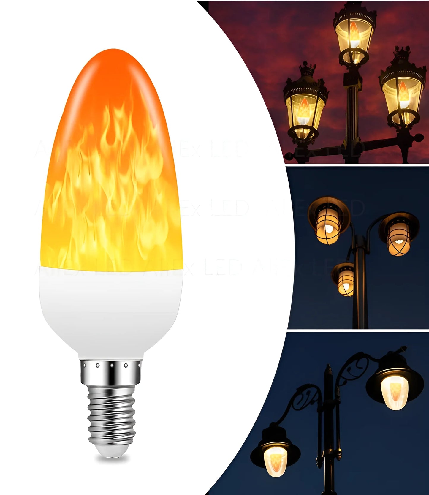 USB LED E27 Flamme Glühbirne Feuer E14 lampe Mais Birne Flackern LED Licht Dynamische Flamme Wirkung 3W 5W 7W 9W 110V-220v für Home Beleuchtung.