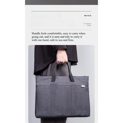 Portable document bag Oxford cloth business and leisure briefcase men and women portable document bag.