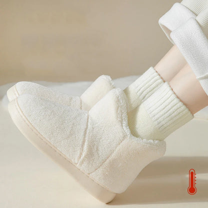 3 Pairs Wool Socks Women Winter Warm Thicken Snow Boot Markron Color Plush Hairy Soft Mid Tube Stockings Floor Sleep Socks White.