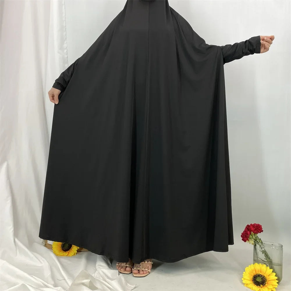 Middle East Muslim Fashionable Hooded Dress Dubai Arab Elegant Robe Elegant Long Shirt for Women with Hood from Mainland China.