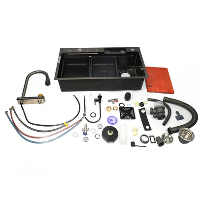 Edelstahl-Küchenspüle, Unterbau-Küchenspüle, einfache, einfache Installation, professionelle große Kapazität für die Küche zu Hause