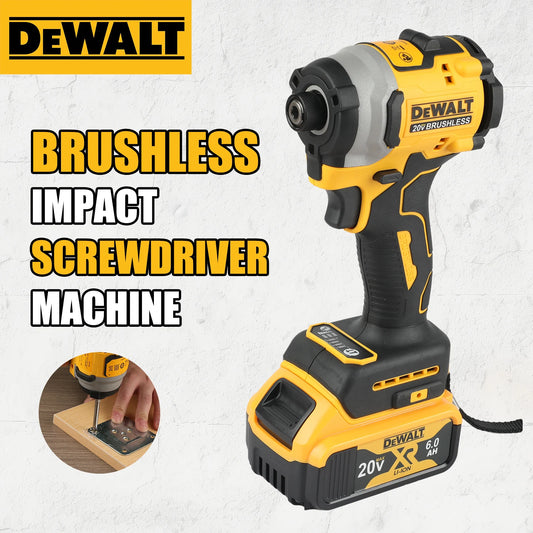 DeWalt DCF850 Bürstenloser 20-V-Lithium-Ionen-Schraubendreher, Bohrer und Auto-Reparatur-Elektrowerkzeug