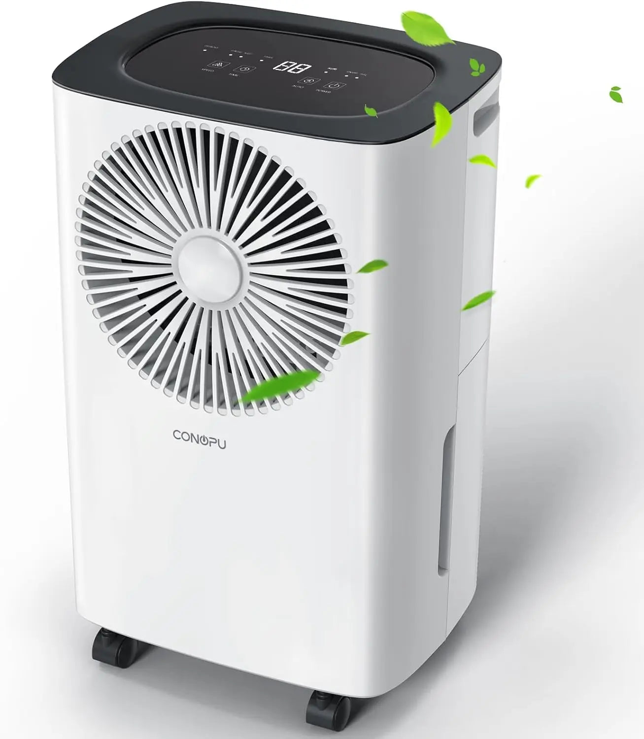 Dehumidifier 12 L/Day, Car Dehumidification, 24H Timer On/Off, Continuous Drainage, Room Dehumidifier, Suitable for Home/Basemen.