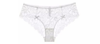 French Coquette Lace Bra Set Bow Straps Minimizer Large Bust Sheer Half Cup Balconette Push Up No Spill Underwire Sexy Lingerie