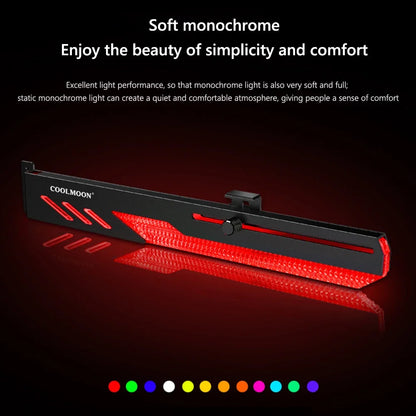 Customized Video Card Stand GT8 Horizontal Graphics Card Bracket 5V 3Pin ARGB GPU VGA Holder Desktop PC Case DIY Accessories.