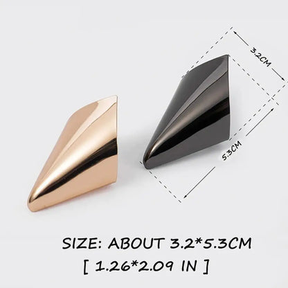 1 Pairs Metal High Heels Tip Cap Women Shoe Pointed Protector Elegant Shoe Repair Accessories Anti Wear Shoe Clips for Ladies.