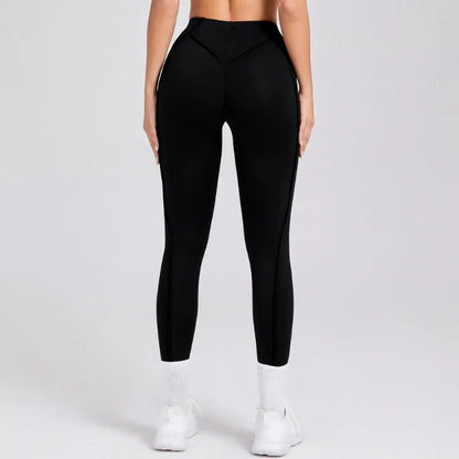 Seamless Yoga Leggings Pants Sports Fitness High Waist Peach Hip Raise Training Trousers Running Workout Gym Leggings for Women