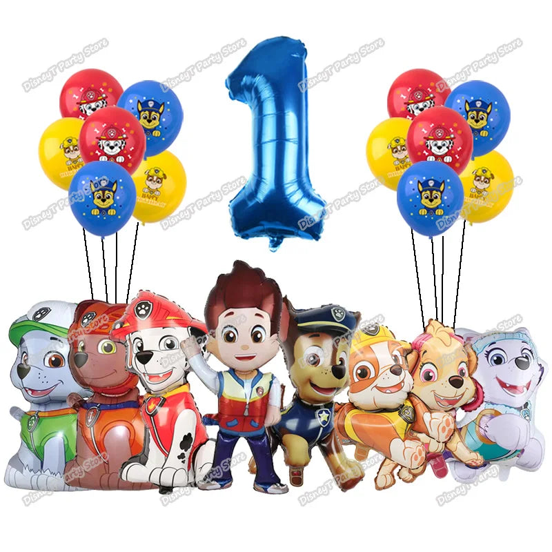 PAW Patrol Geburtstag Party Dekoration Neue Version Ballon Set Einweg Geschirr Kid Event Liefert Banner Hintergrund Geschenk