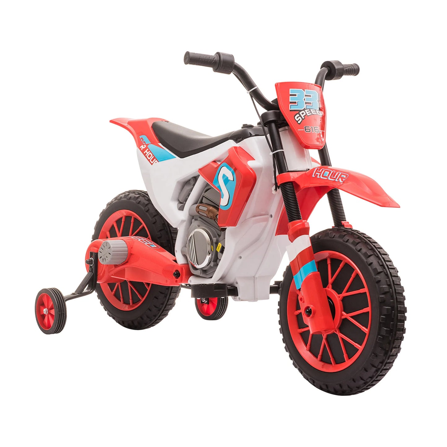 Homcom Electric Motorcycle for Children+3 Years 12V 2 Wheels Balance More. 8 Km/H.