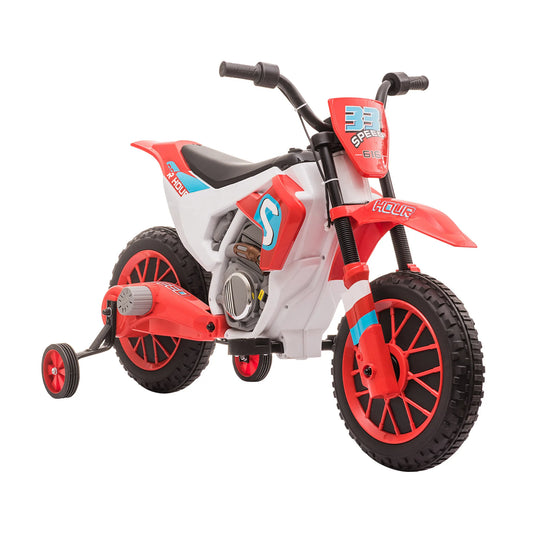 Homcom Electric Motorcycle for Children+3 Years 12V 2 Wheels Balance More. 8 Km/H.