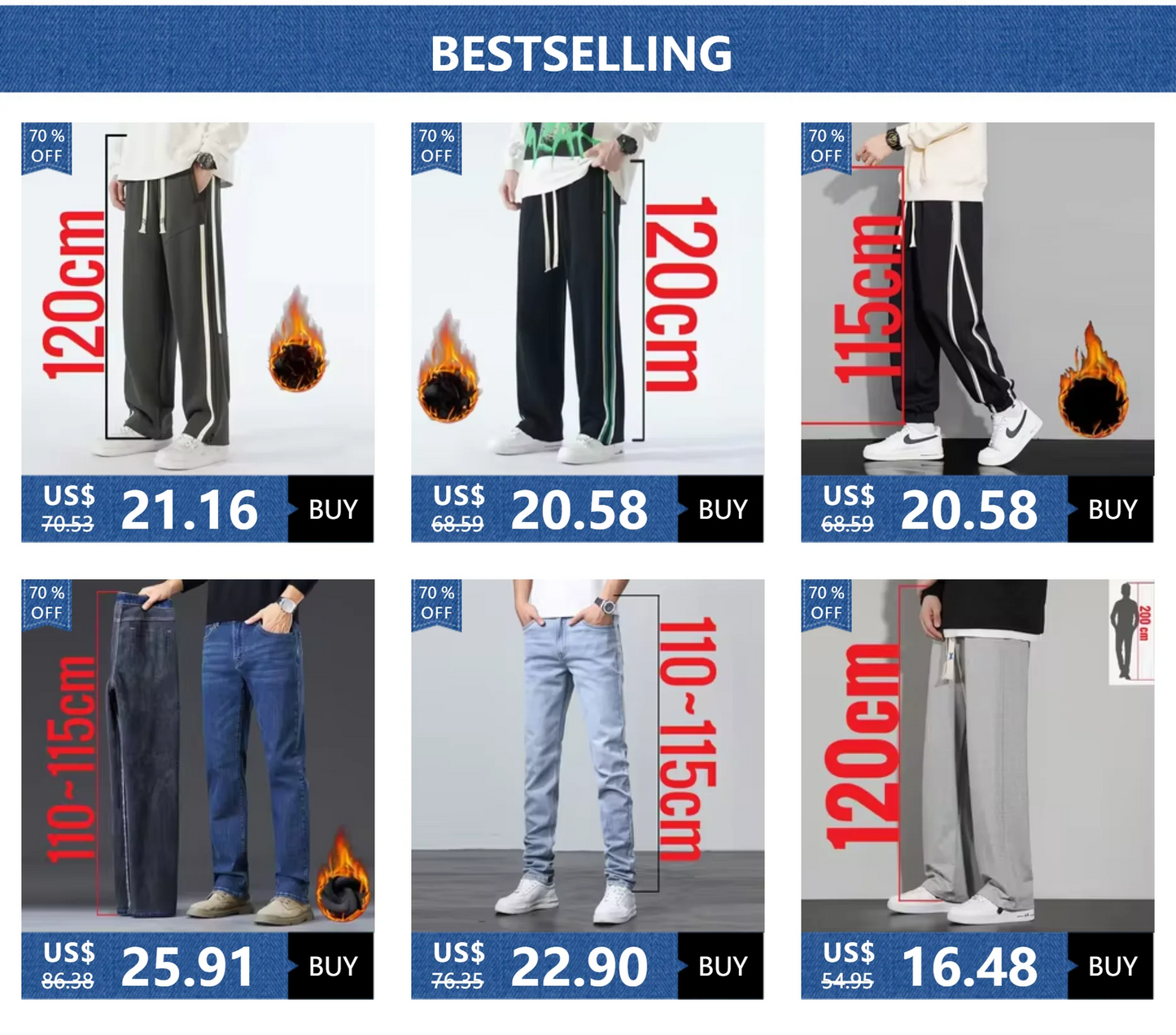 190 cm 200 cm hohe Jeans für Herren, gerade, normale Passform, Denim-Hose, männlich, Teeneeger, Stretch, extra lang, Länge 110, 115 cm, 120 cm, verlängert.