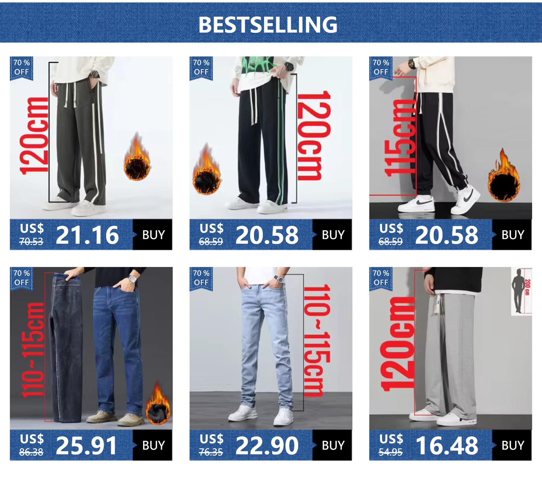 190 cm 200 cm hohe Jeans für Herren, gerade, normale Passform, Denim-Hose, männlich, Teeneeger, Stretch, extra lang, Länge 110, 115 cm, 120 cm, verlängert.