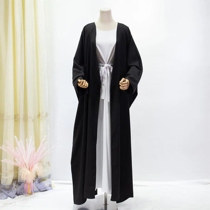 Women's Traditional Arabian Batwing Sleeve Abaya Muslim Loose Maxi Length Dress Women Jilbabs.