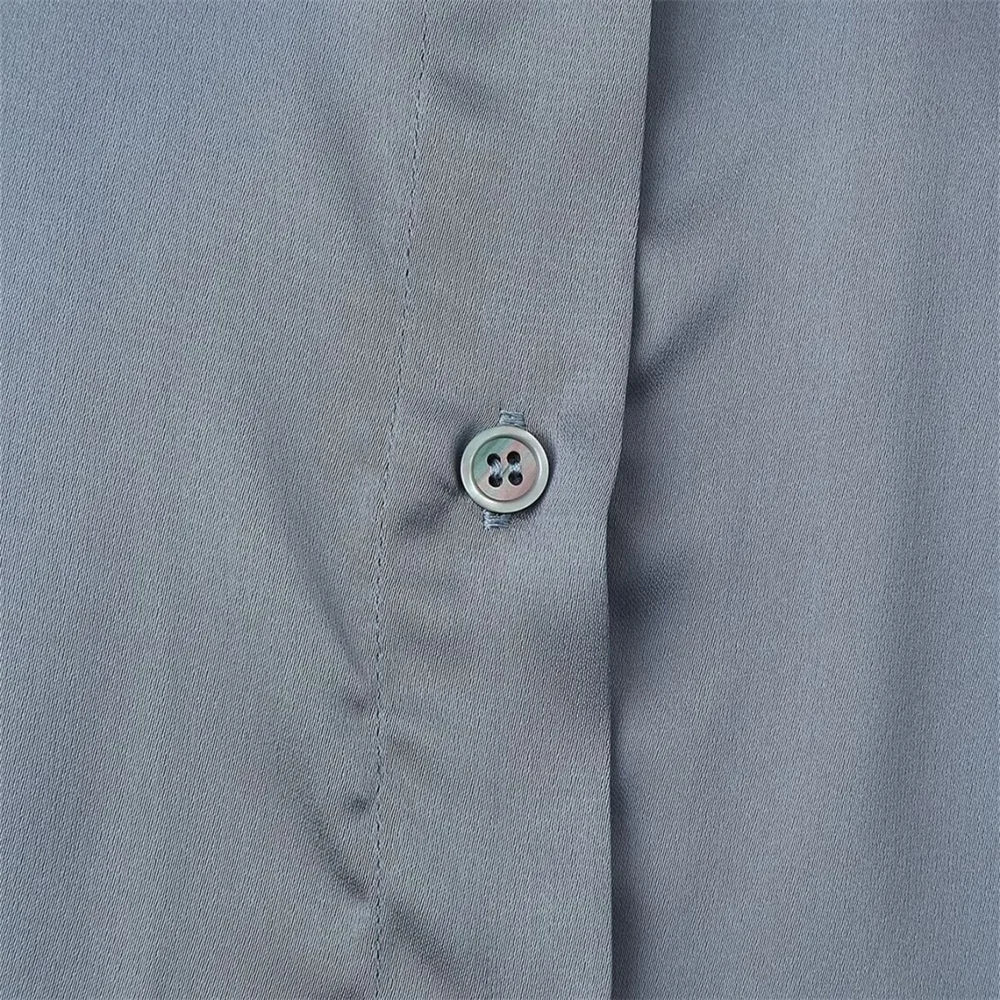 Summer New Product Women's Style Flip Collar with Beaded Embroidered Shirt, High Waist Straight Leg Pants Set.