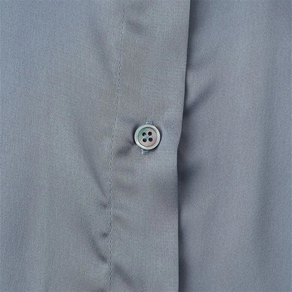 Summer New Product Women's Style Flip Collar with Beaded Embroidered Shirt, High Waist Straight Leg Pants Set.