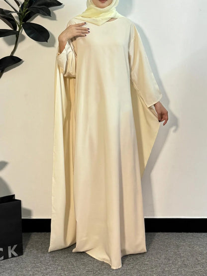 Muslim Dresses Loose Prayer Maxi Dress Muslim Abayas Women Jilbabs Kaftan Casual Solid Robe Islamic Ramadan Dresses.