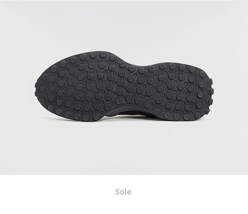 Maden Frühling Vintage Dickbesohlte Patchwork Schwarze Sneakers Lässige atmungsaktive Joggingschuhe Low-Top-Schnürschuhe Sportliche Sommerschuhe