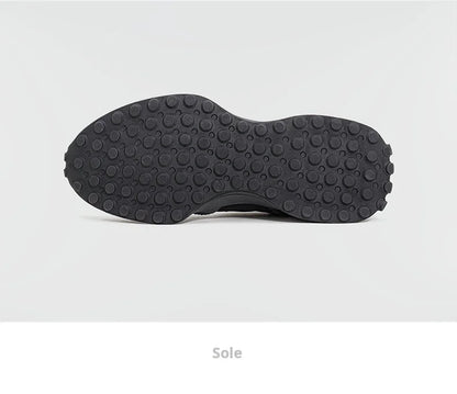 Maden Frühling Vintage Dickbesohlte Patchwork Schwarze Sneakers Lässige atmungsaktive Joggingschuhe Low-Top-Schnürschuhe Sportliche Sommerschuhe