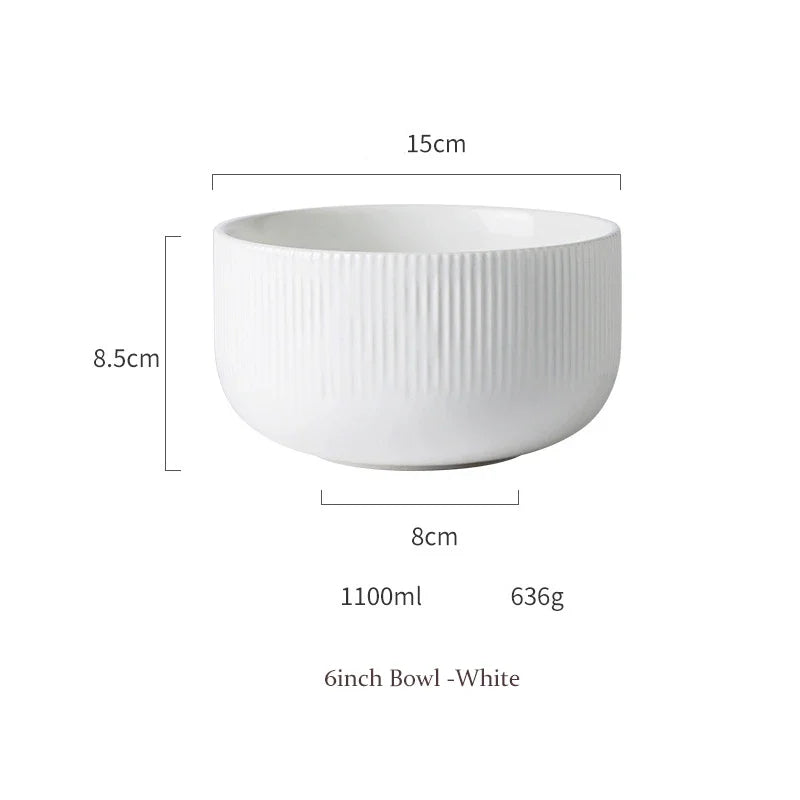 KINGLANG Nordic Creative Ceramics Plates matte glazed bowl Dishes Individual  Ins style Dishes Bowl Household Tableware.