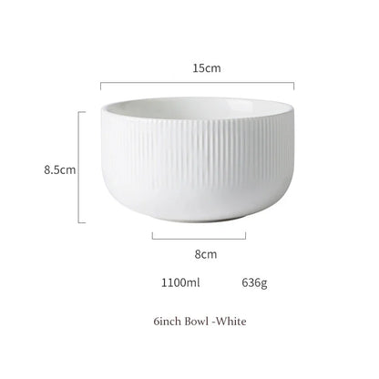 KINGLANG Nordic Creative Ceramics Plates matte glazed bowl Dishes Individual  Ins style Dishes Bowl Household Tableware.