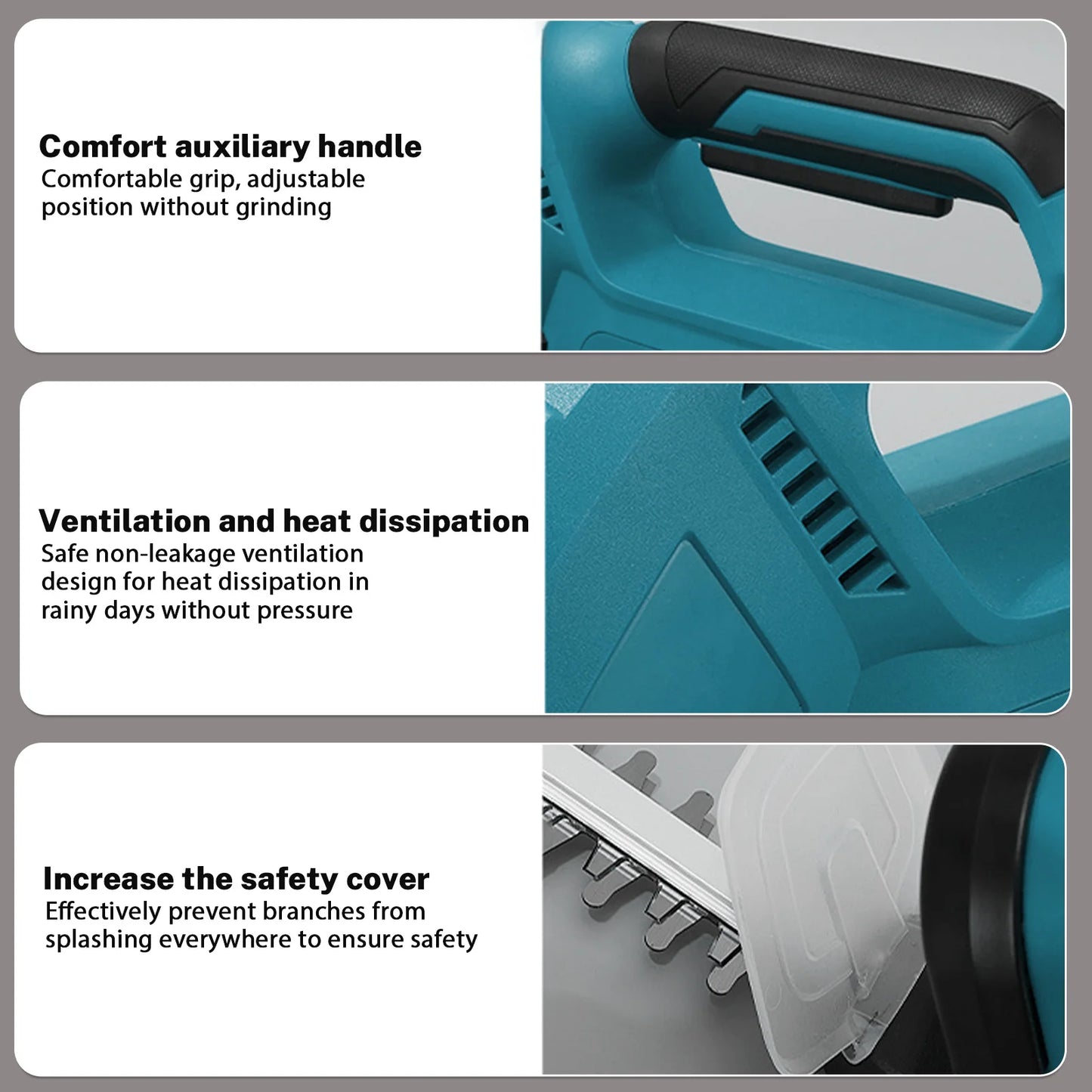 2000 W Elektrische Heckenschere 15000 RPM Rasenmäher Garten Landschaftsbau Heckenschere Trimmer Werkzeug Für Makita 18 V Batterie pin