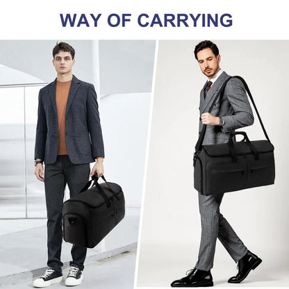 2025 Neue wasserdichte Business-Reisetasche für Herren, multifunktionale Aufbewahrungstasche für Anzüge und Kleidung mit großer Kapazität, tragbare Schultergepäcktasche.