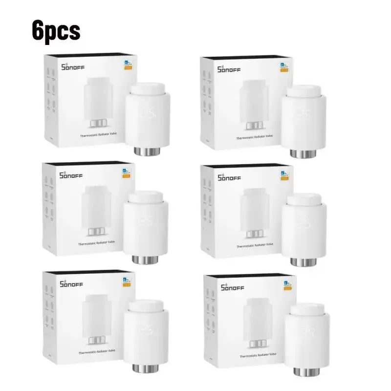 SONOFF TRVZB Zigbee Thermostatic Radiator Valve Smart Home Temperature Controller Remote Control Via Ewelink Alexa Google ZHA