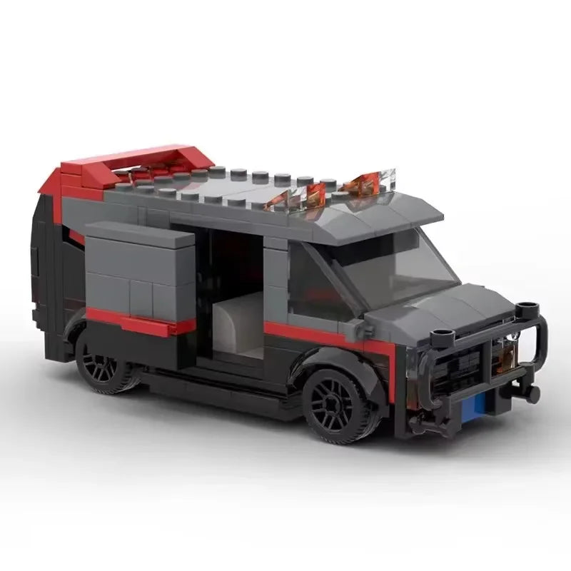 MOC-20604 A-Team Vehicle SWAT Team Car Car Toy modelPolice Department Car Brick Building Set Children ToyGift  242PCS.